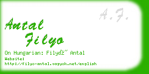 antal filyo business card